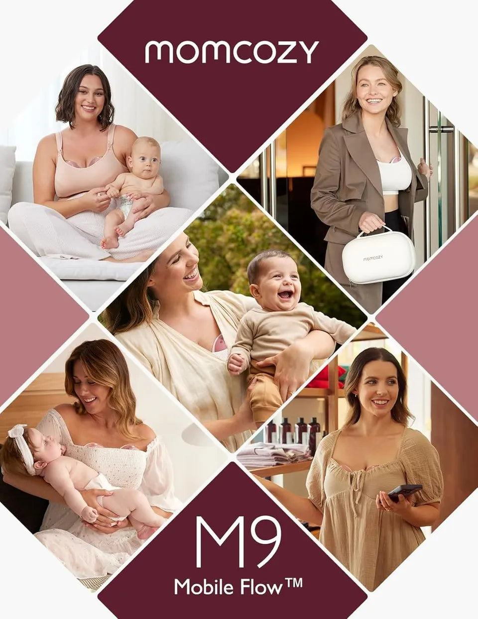 Momcozy Mobile Flow M9 Breast Pump (Double)