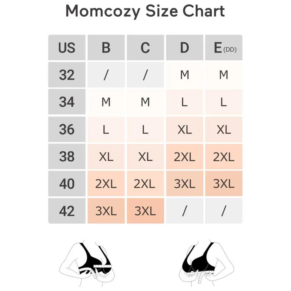 Momcozy Smooth Ultra Soft & Omni Maternity Nursing Bra
