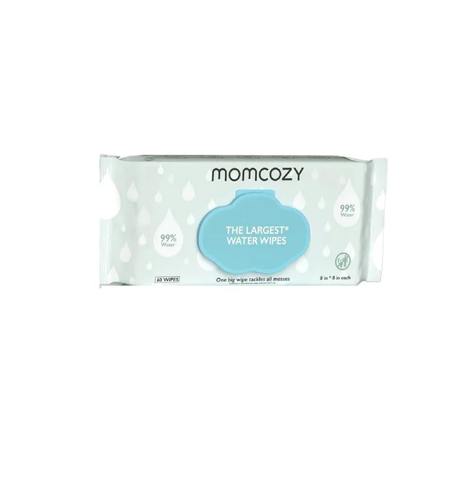 Momcozy Water Wipes-Extra Large Size Design - 60's (1pack))