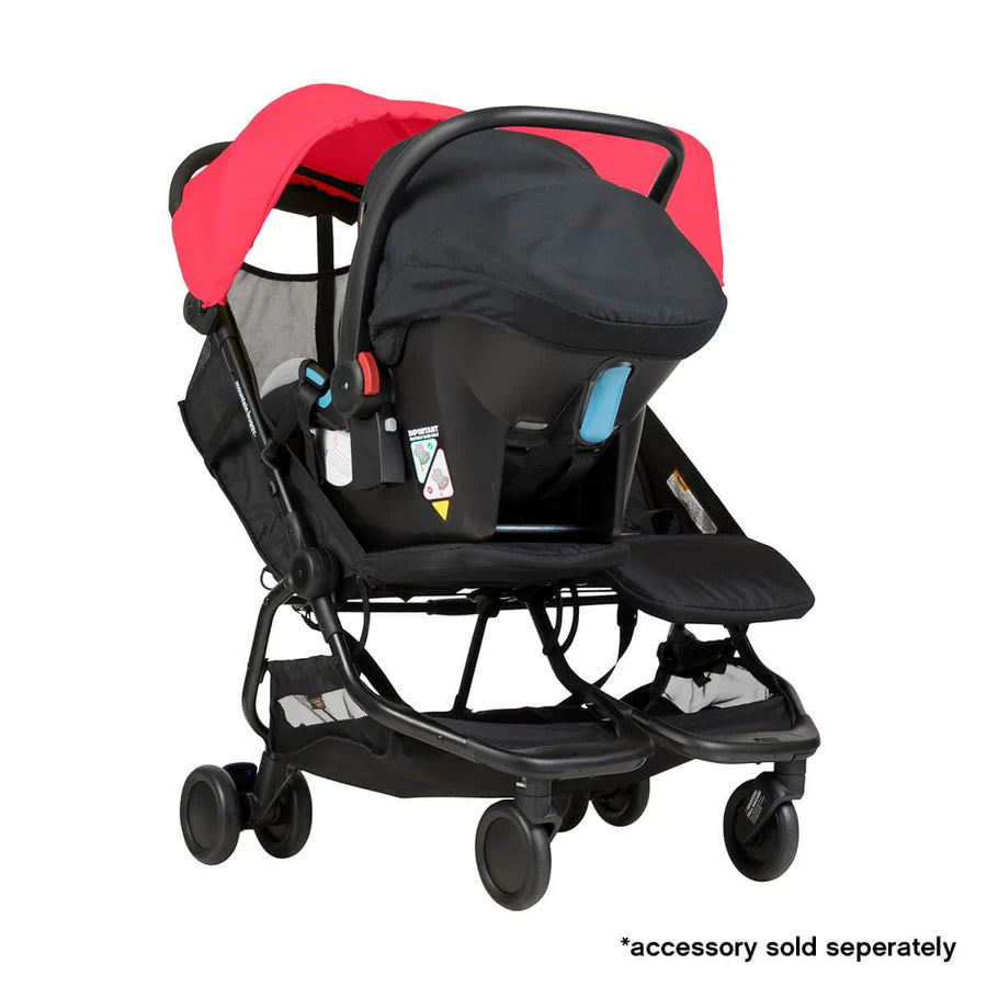 Nano Duo Double Stroller - Red