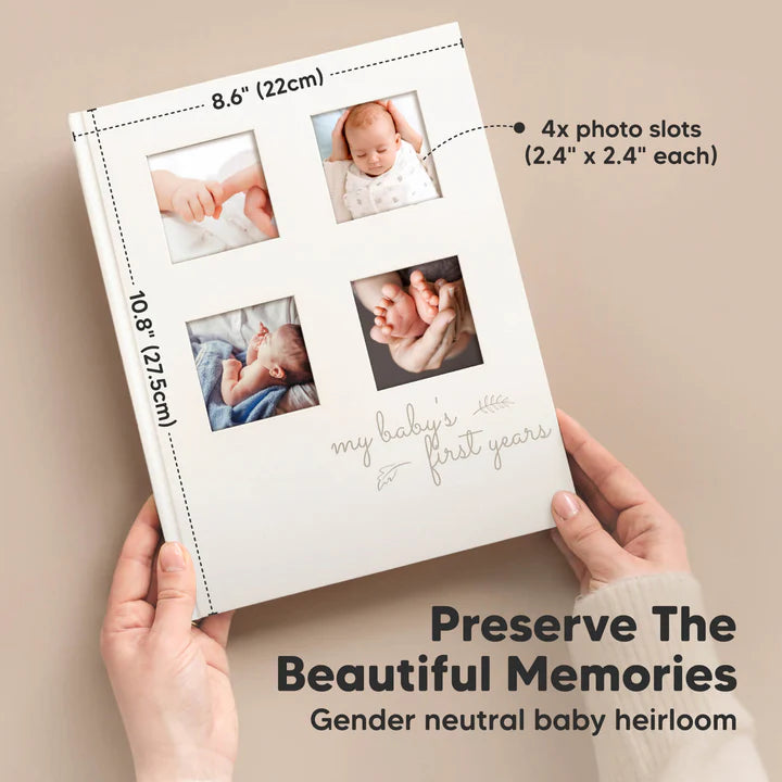 KeaBabies Sketch Baby First Years Memory Book