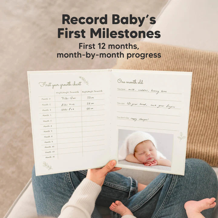 KeaBabies Sketch Baby First Years Memory Book