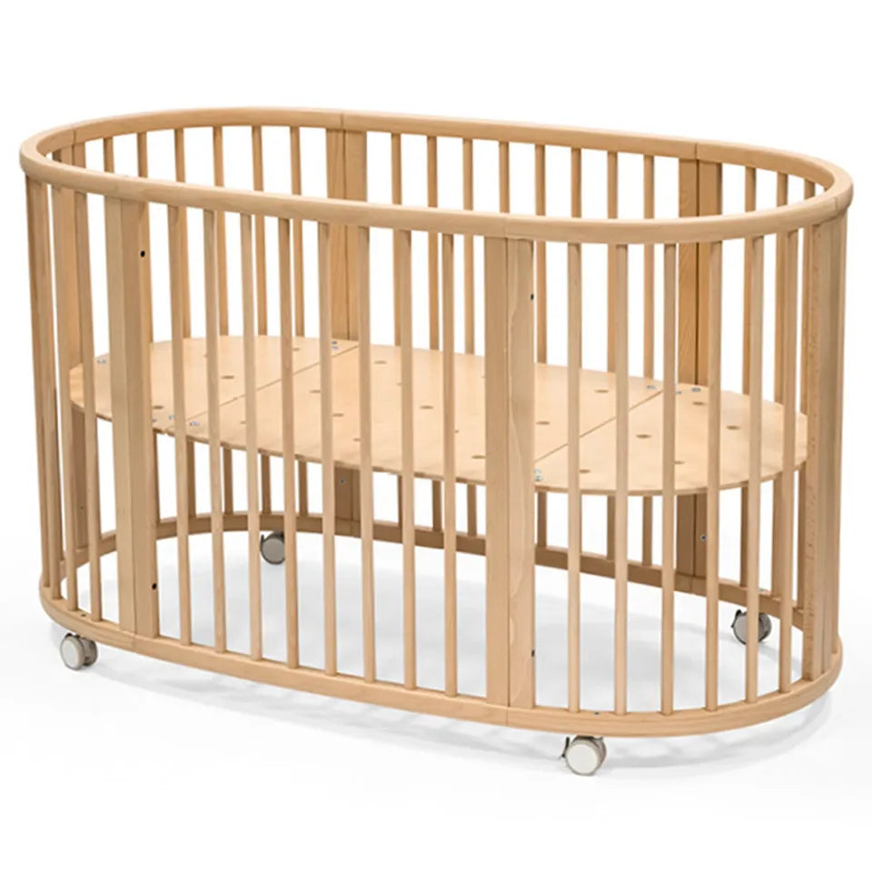 Stokke Sleepi Bed Natural & Mattress & Sheet White Bundle