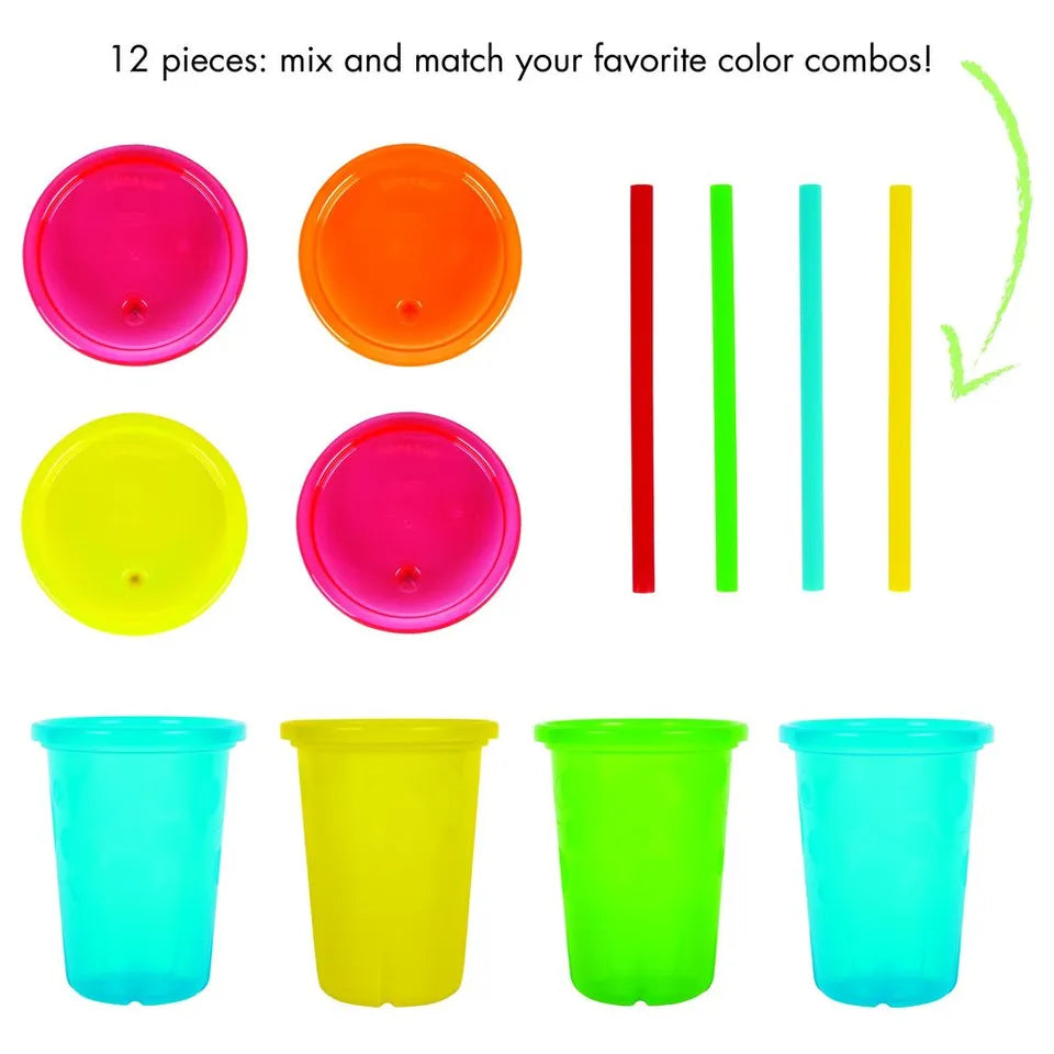 The First Years Take & Toss Sava 10oz Straw Sippers Pack of 4