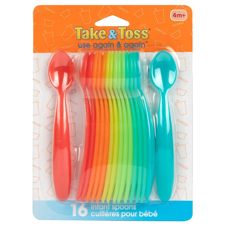 The First Years Take & Toss Flatware Pack of 16