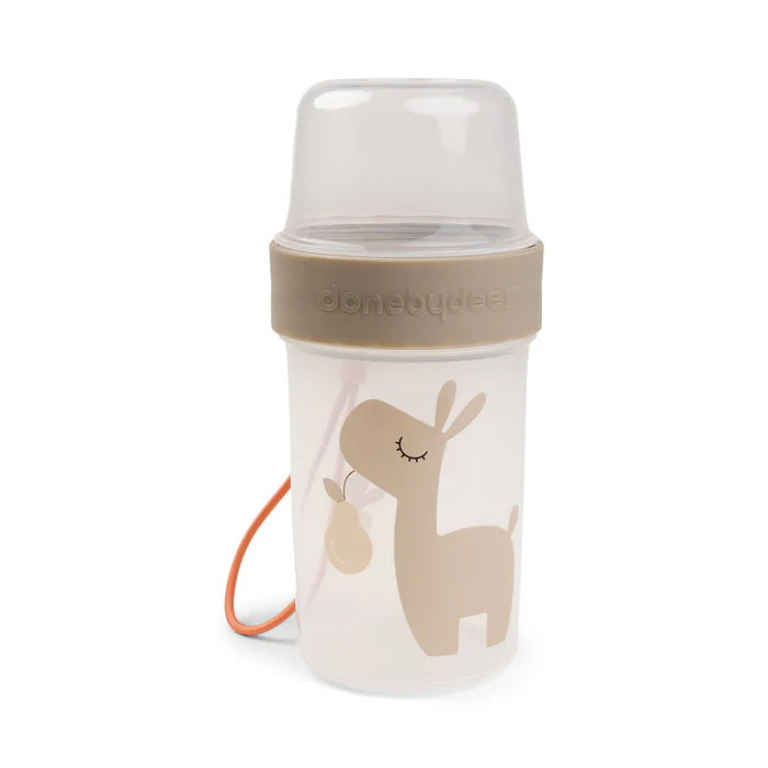 Done By Deer To Go 2-Way Snack Container - L
