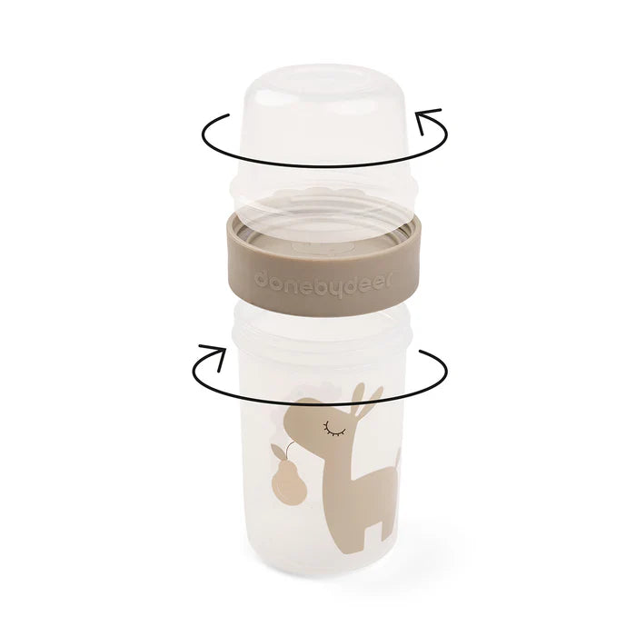 Done By Deer To Go 2-Way Snack Container - L
