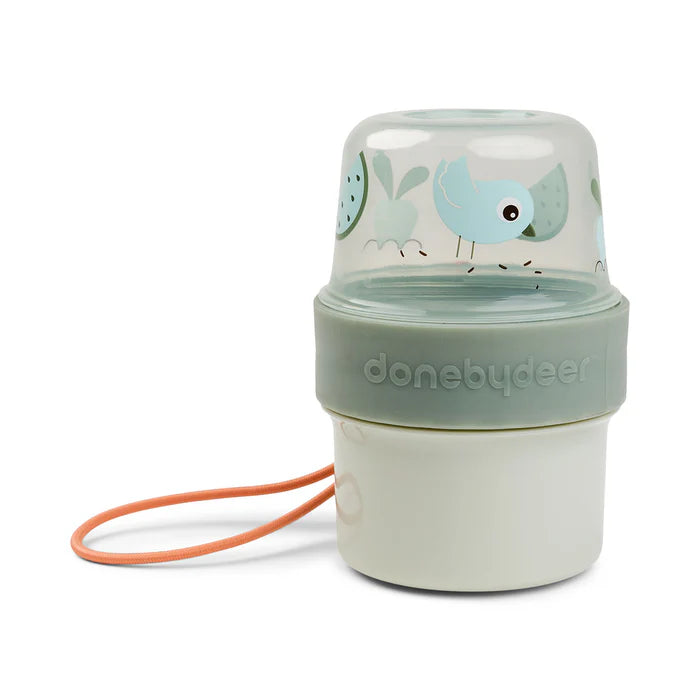 Done By Deer To Go 2-Way Snack Container- S Birdee