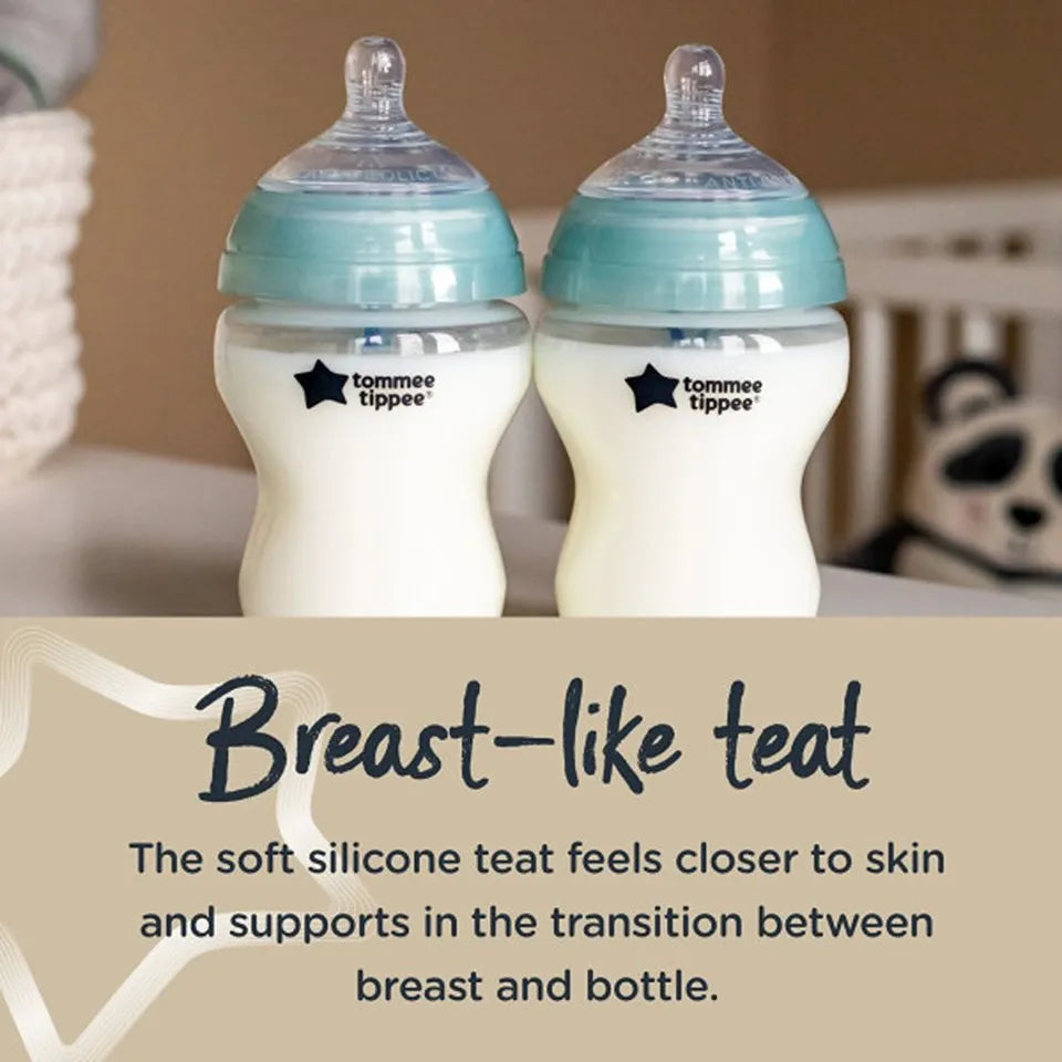 Tommee Tippee Newborn Baby Bottle Starter Kit 9 pcs - Purple