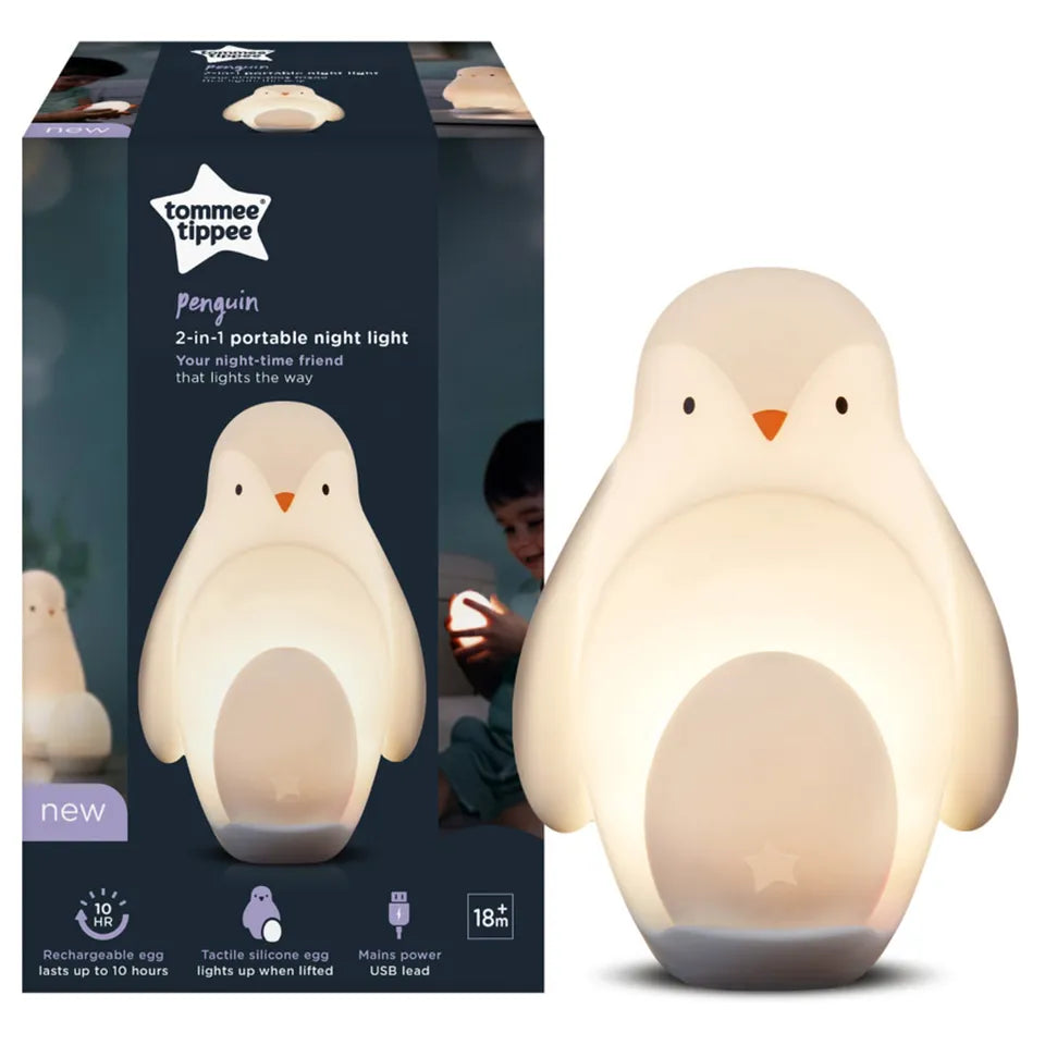 Tommee Tippee Penguin 2 in 1 Portable Nursery Night Light
