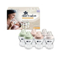 Tommee Tippee Closer To Nature Baby Bottle, 260 Ml, PP, 0 Months +, Pack of 6