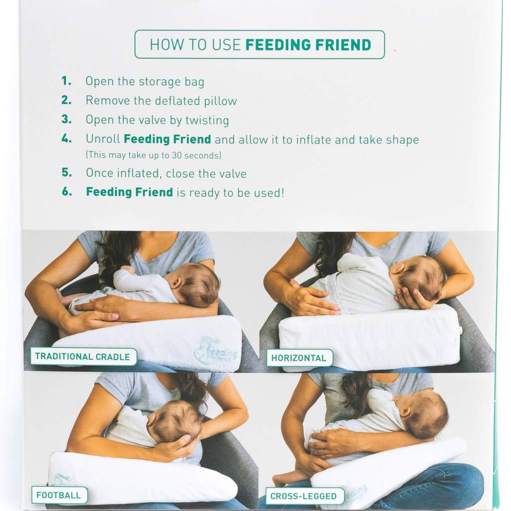 Feeding Friend - Self Inflating Nursing Pillow - White