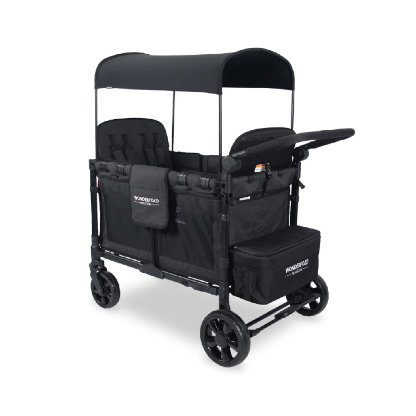 WonderFold W4 Elite Stroller Wagon - Volcanic Black