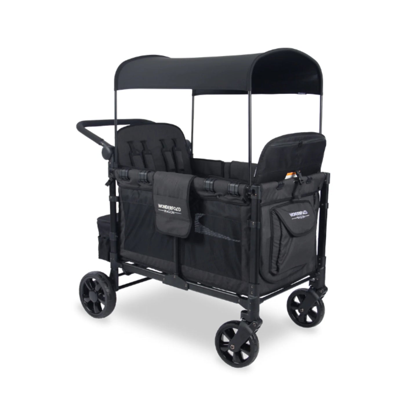WonderFold W4 Elite Stroller Wagon - Volcanic Black