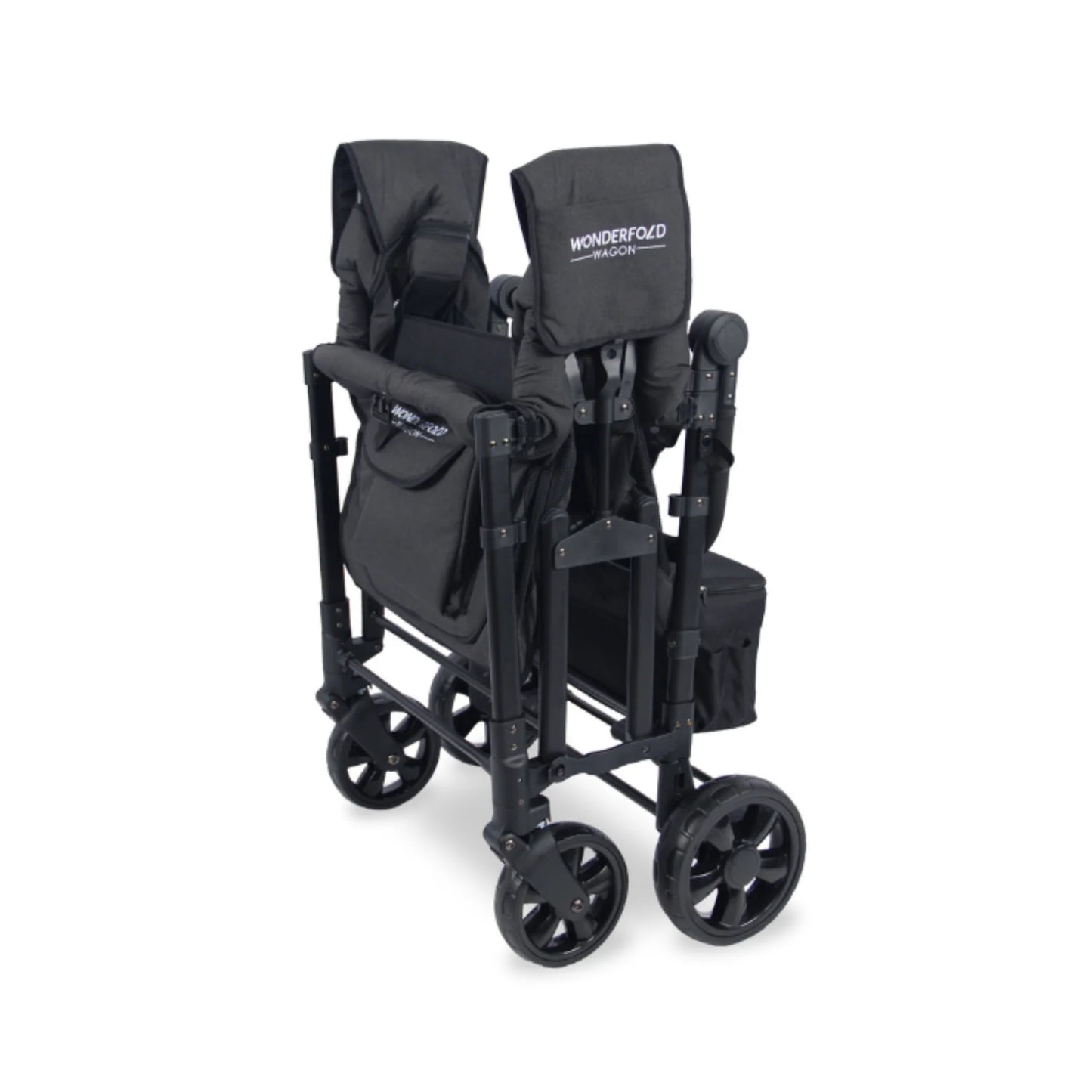 WonderFold W4 Elite Stroller Wagon - Volcanic Black