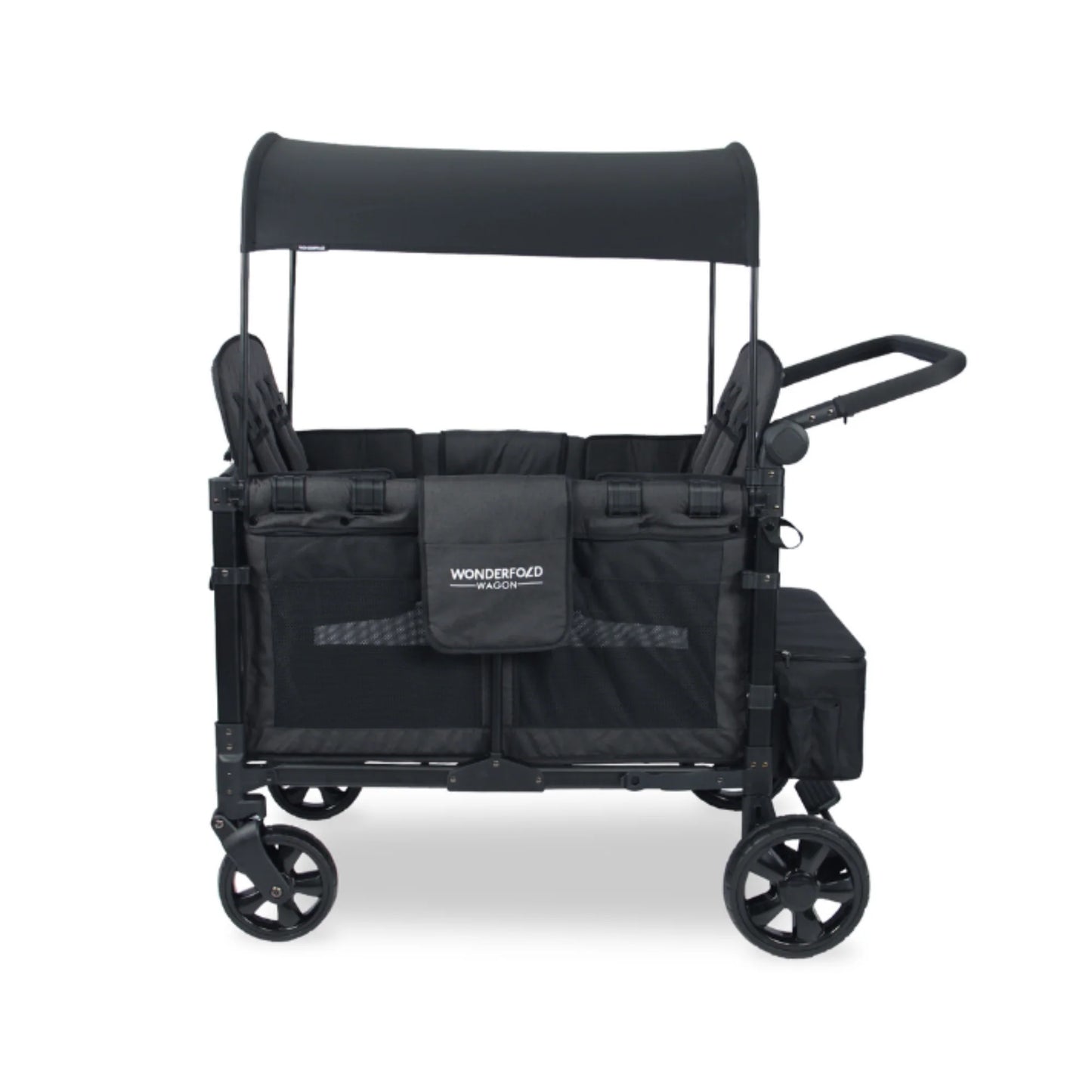 WonderFold W4 Elite Stroller Wagon - Volcanic Black