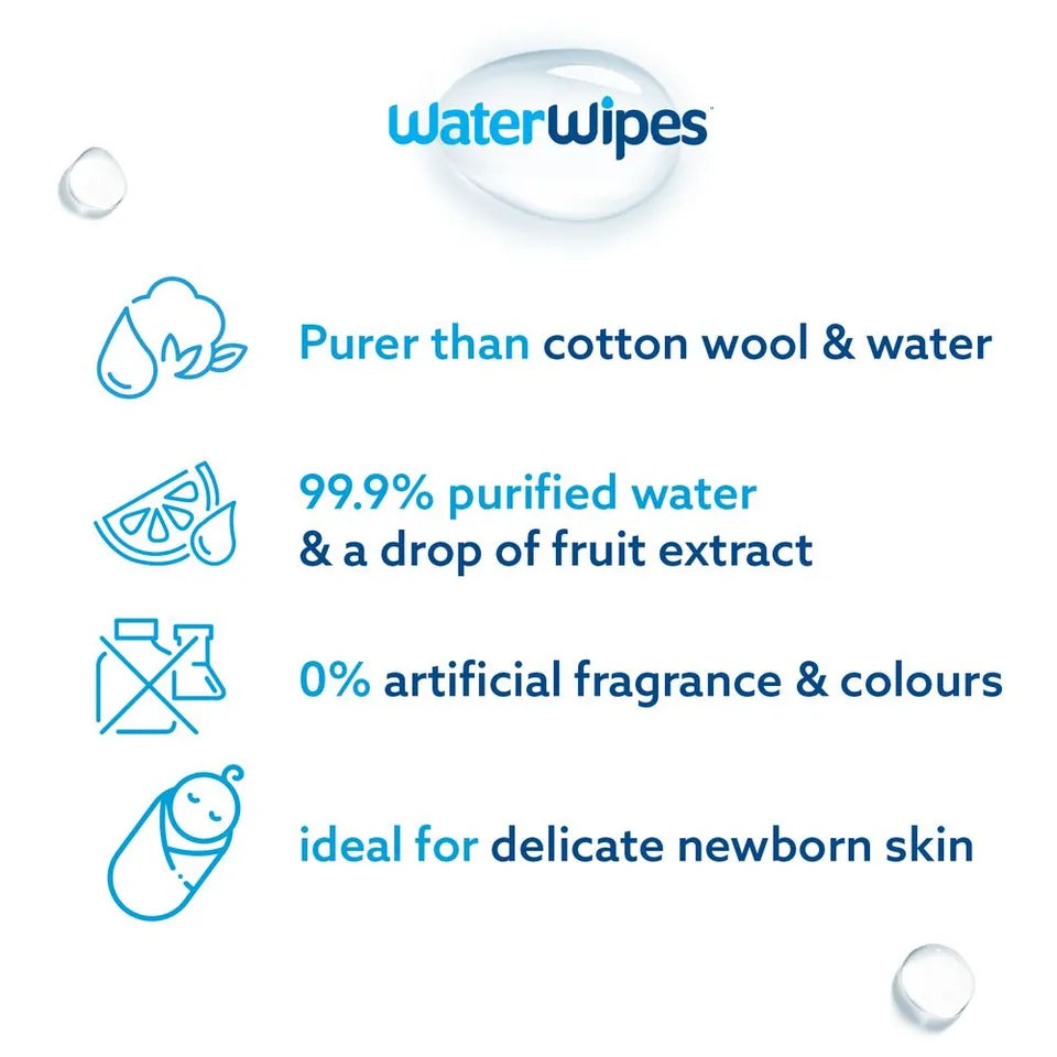 Water Wipes Wet Wipes 60's