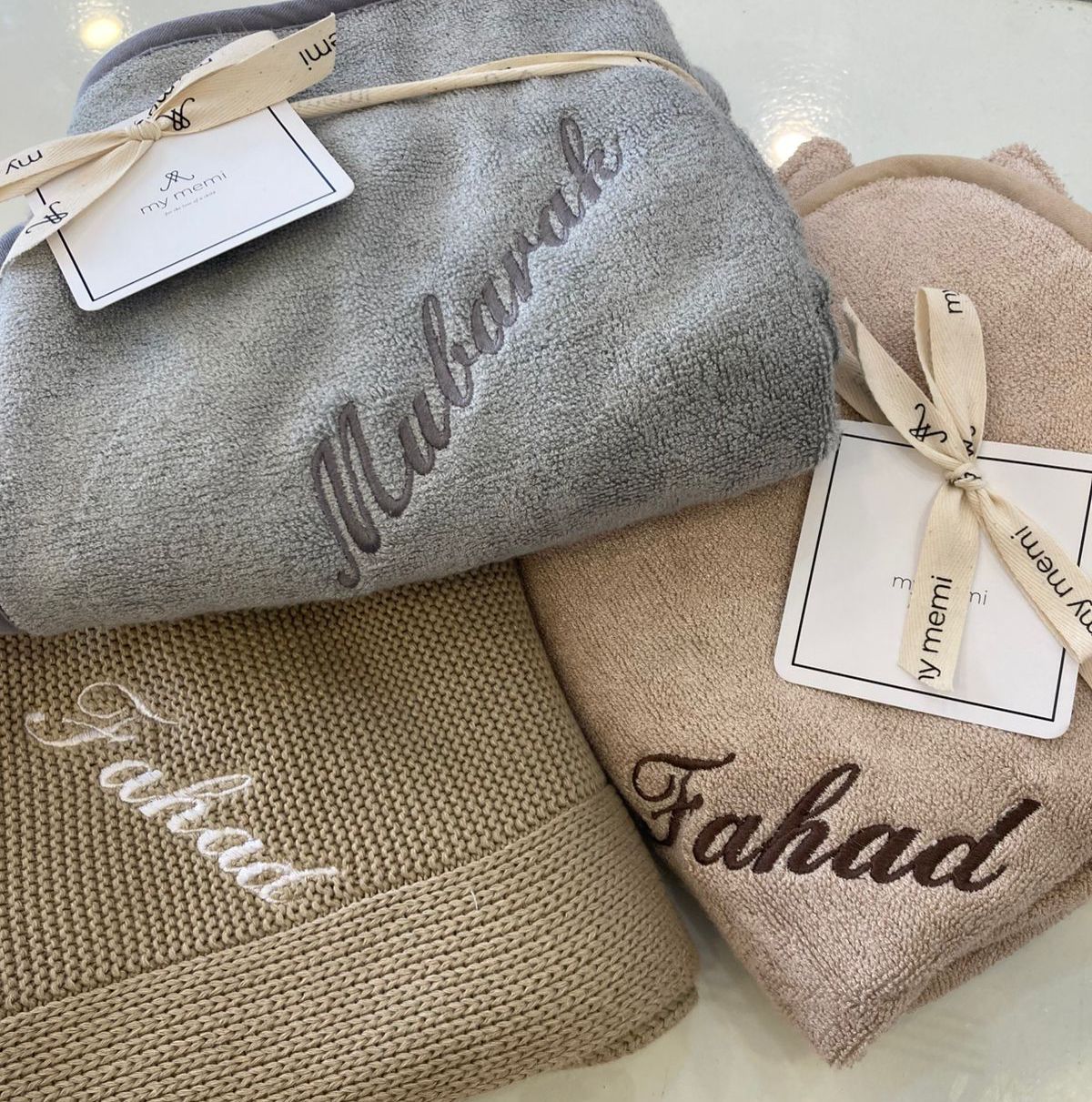 Veksora Knitted Blanket - Beige