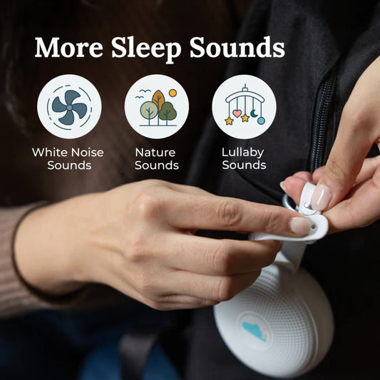 Yogasleep Hushh+ Portable Sound Machine with Bluetooth & Night Light