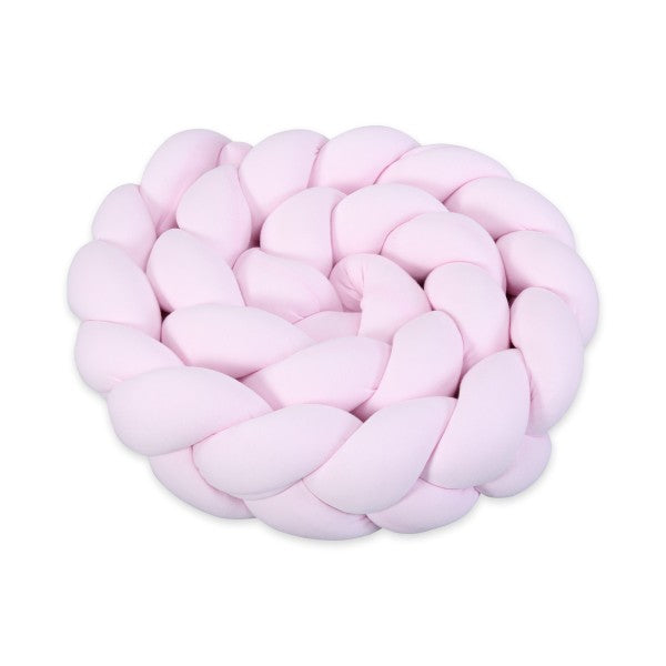 Babybay nest snake jersey braided 200 cm suitable for cots, rosé