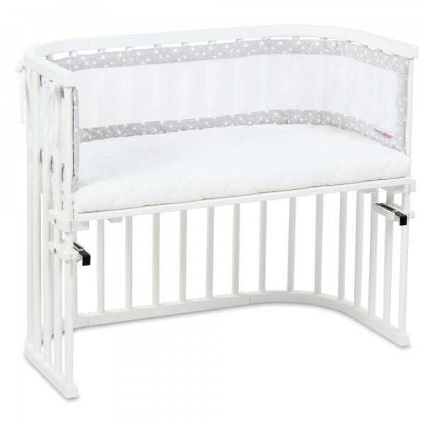 Babybay babynest Mesh-Piqué suitable for model Boxspring XXL, taupe stars white