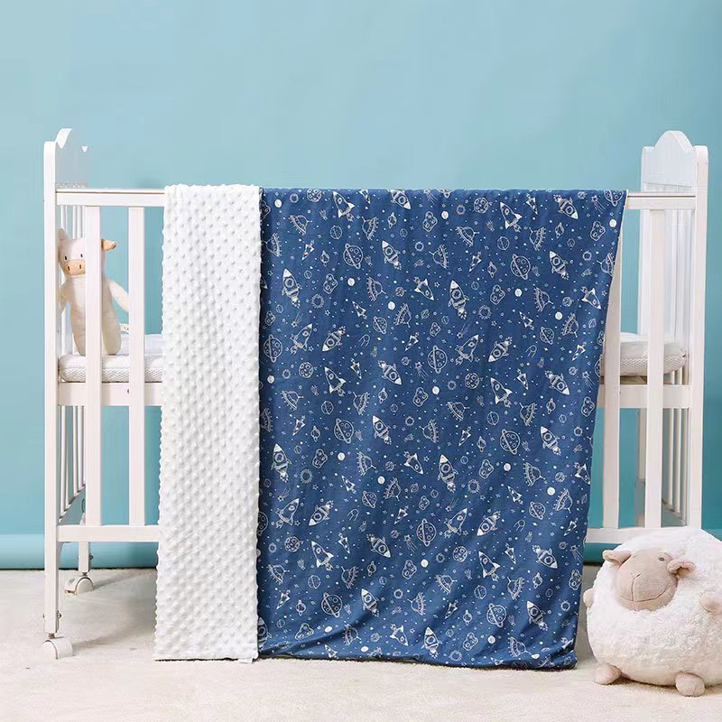 Baby Life Fleece Minky blanket 110x155cm