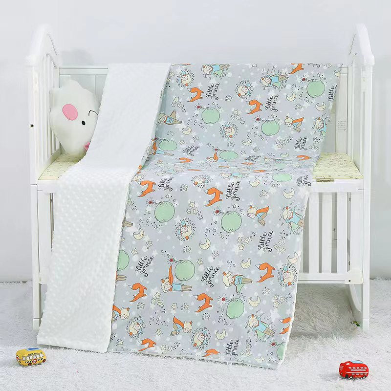 Baby Life Fleece Minky blanket 110x155cm
