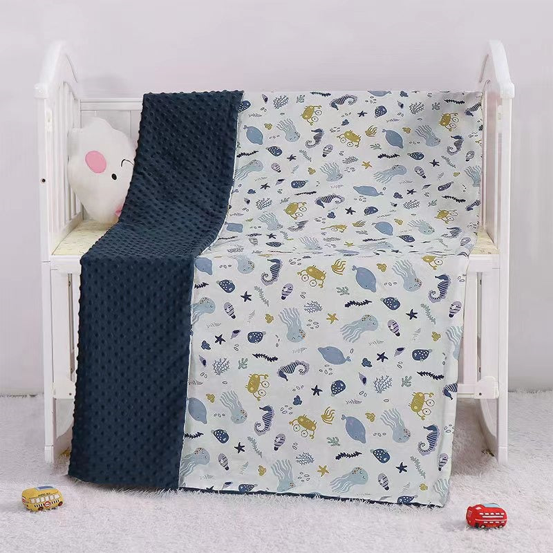 Baby Life Fleece Minky blanket 110x155cm
