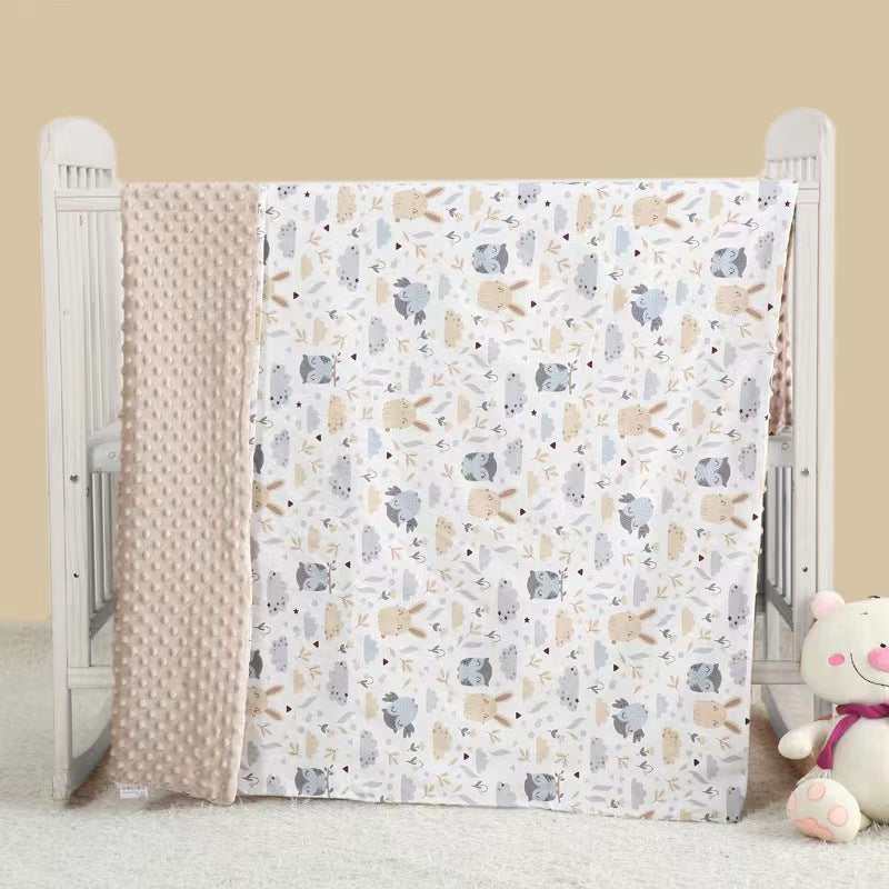 Baby Life Fleece Minky blanket 110x155cm