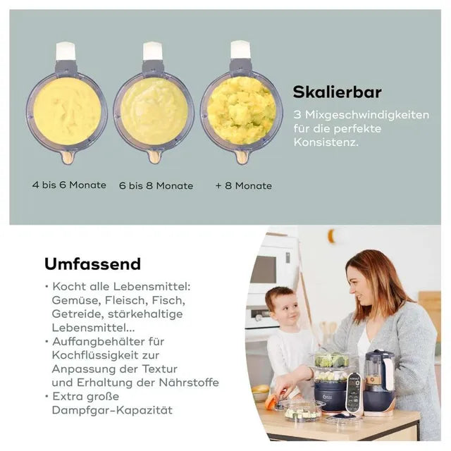Babymoov Nutribaby+ XL 6-in-1 Food Processor