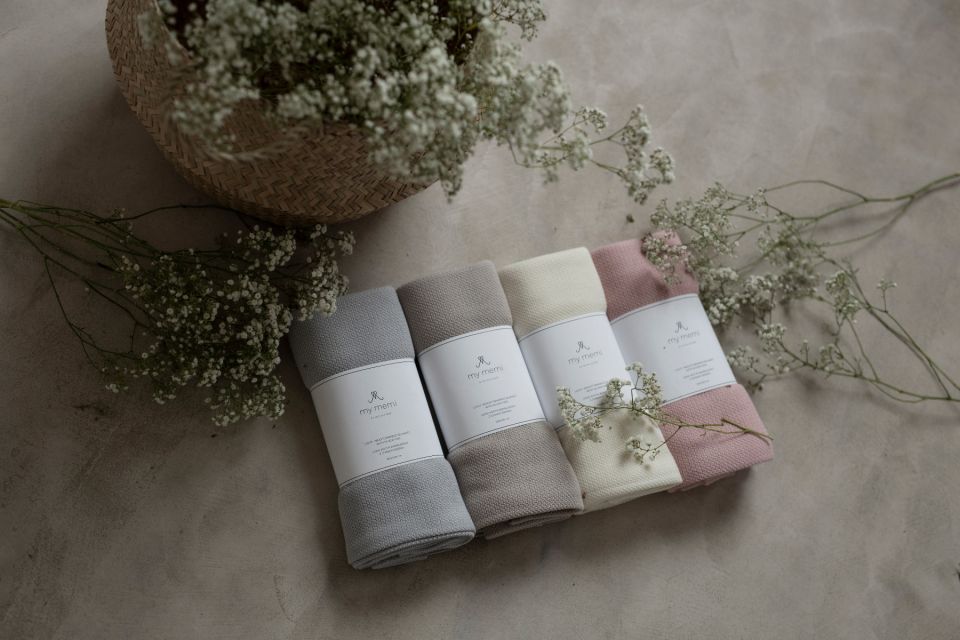 My Memi Bamboo Swaddle Blanket / Light Blanket with Silver Ions 100x100