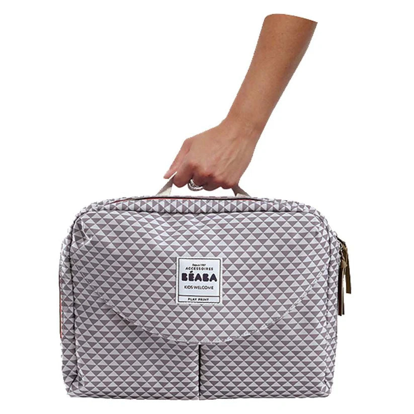 Beaba GenevaII Changing Bag Play Print Grey Coral