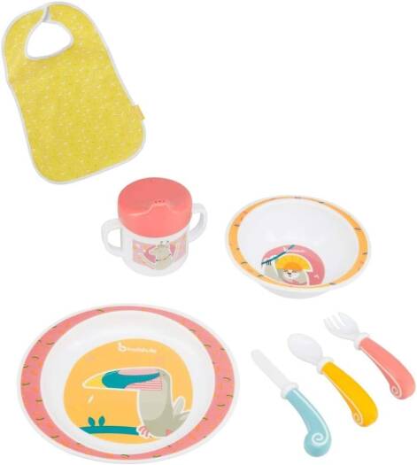 Badabulle Yummy Coral lunch set
