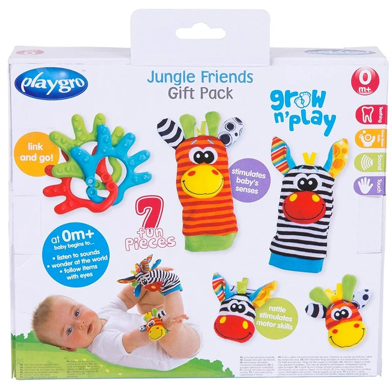 Playgro Jungle Friends Gift Pack - Multi color