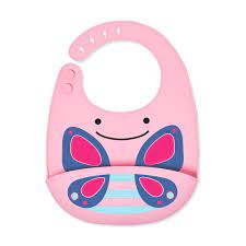 Skip Hop Zoo Fold & Go Silicone Bib
