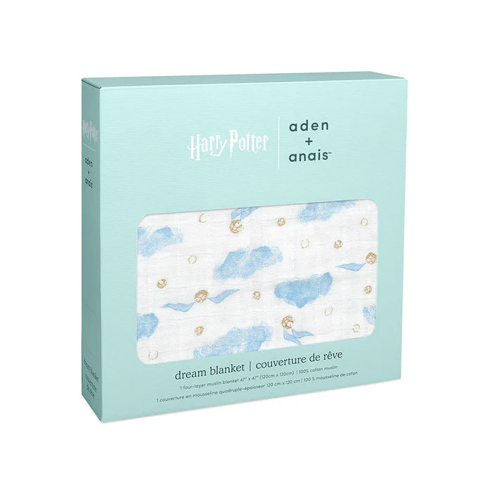 Aden + Anais Classic Dream Blanket Harry Potter - Iconic Letters