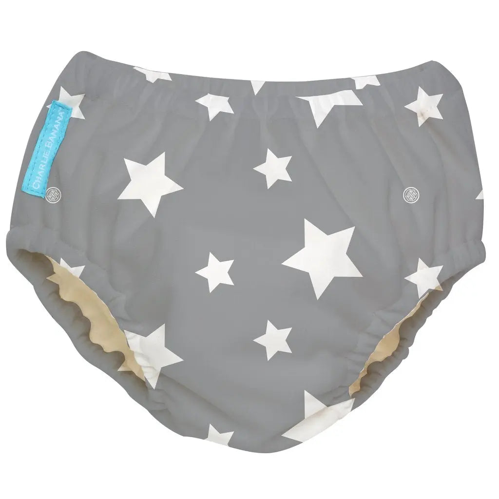 Charlie Banana 2-IN-1 SWIMDIAPER TWINKLE LITTLE GREY
