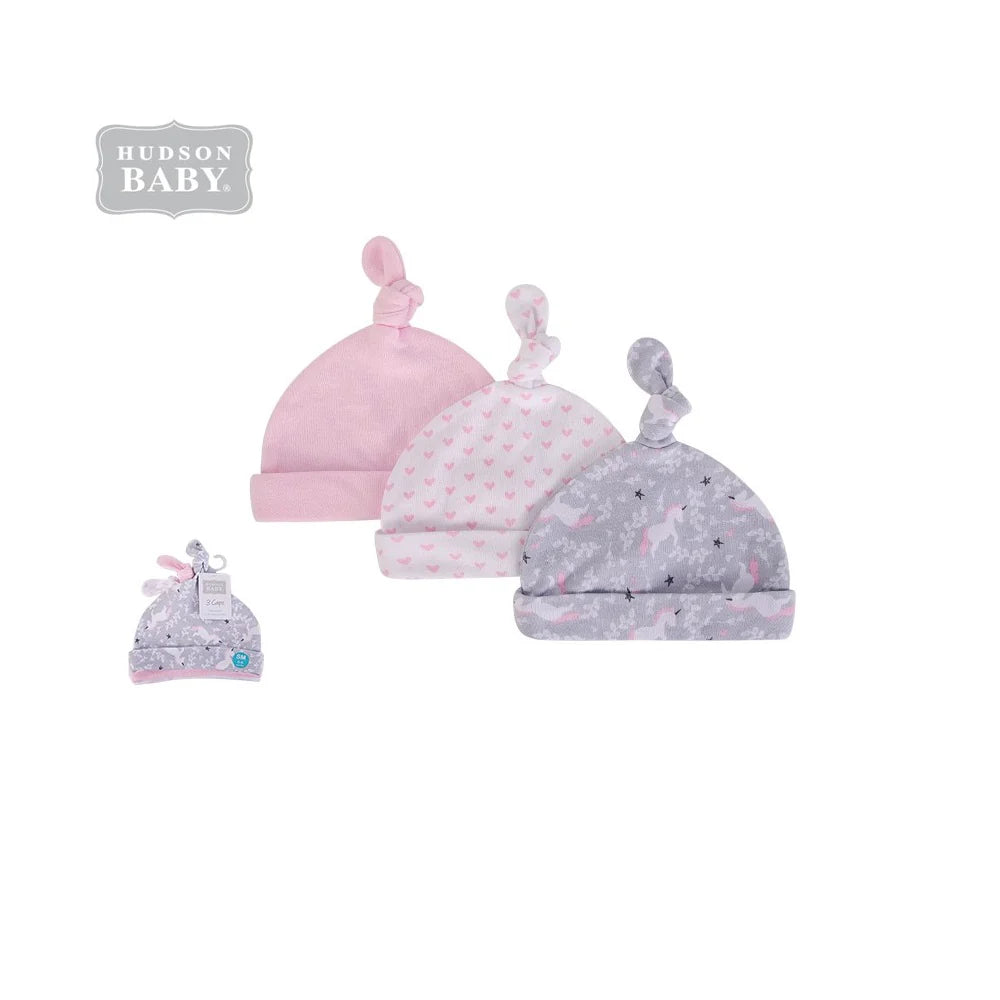 Hudson Baby Cap Set 3 PCS
