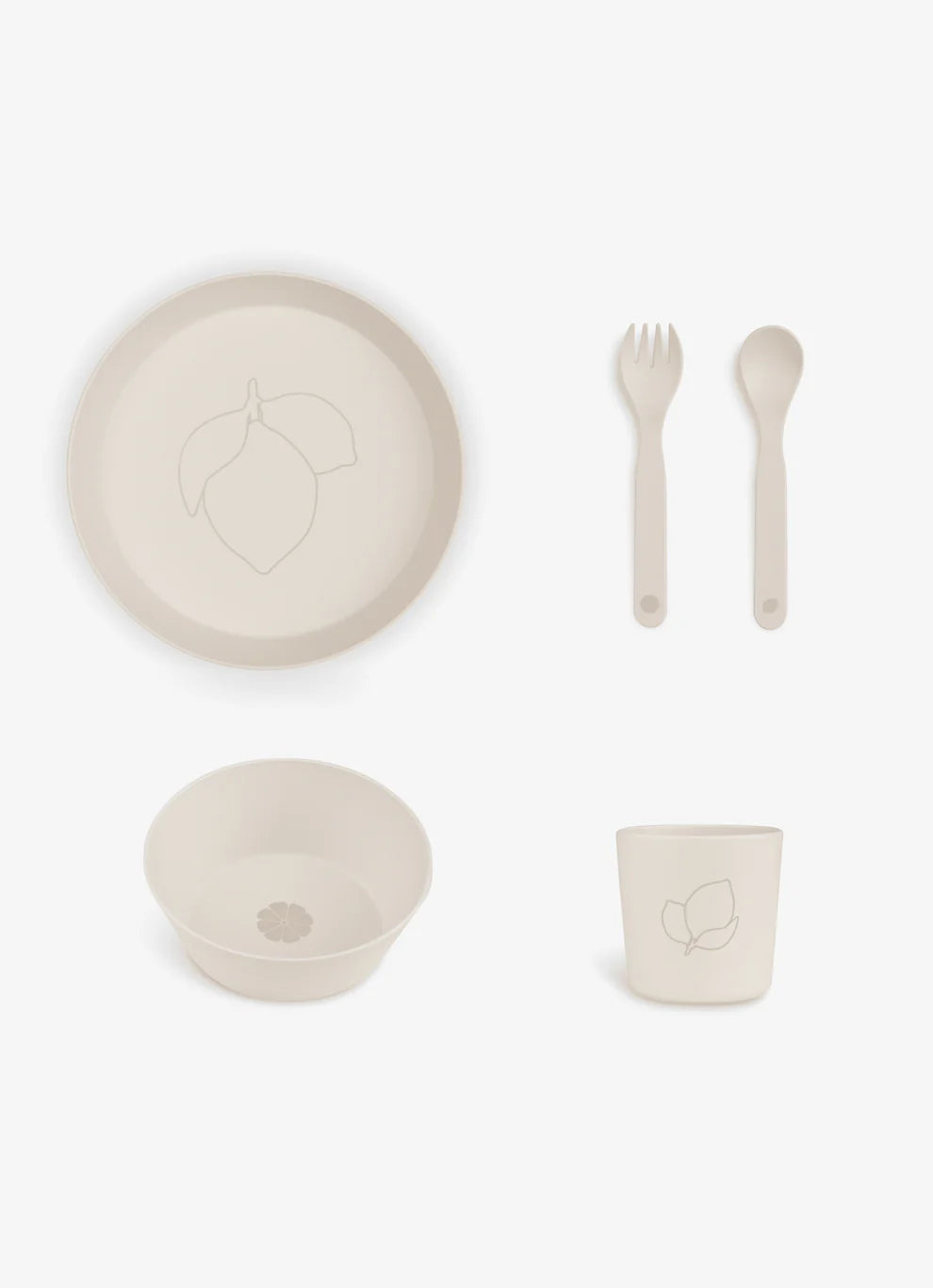 Citron Bio Based Tableware Set