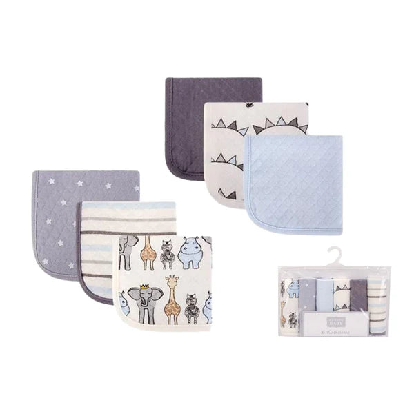 Hudson Baby Quilted Wash Cloths