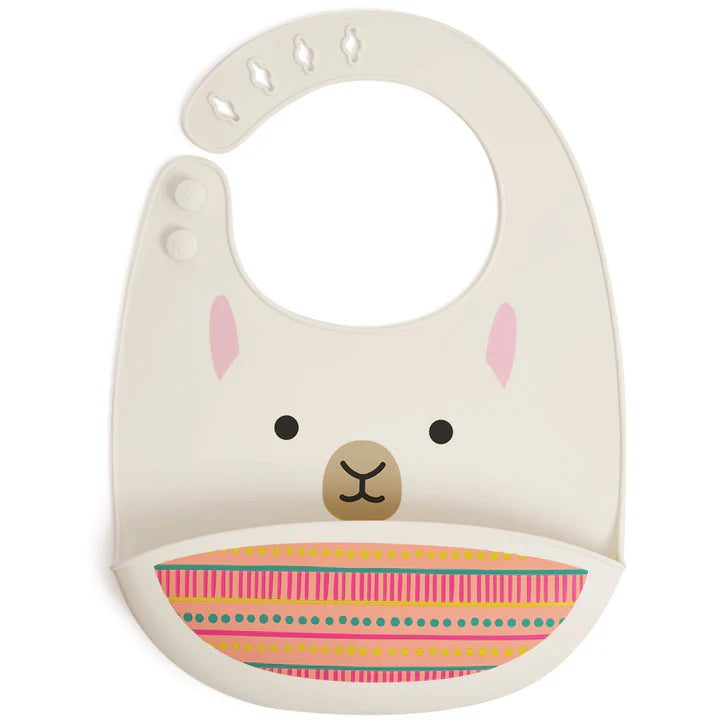 Skip Hop Zoo Fold & Go Silicone Bib