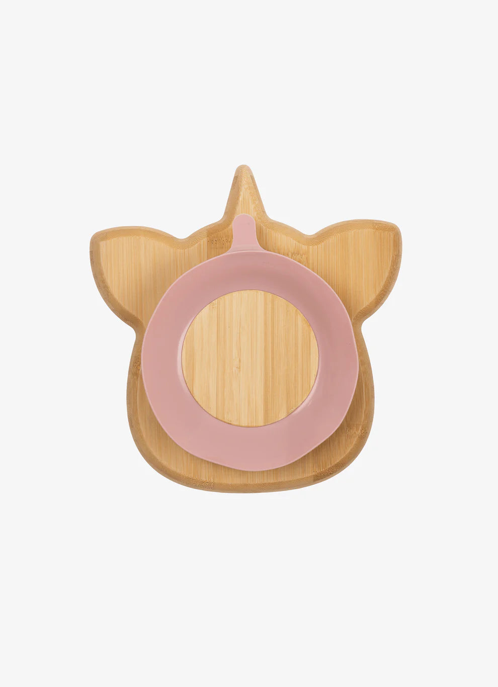 Citron Organic Bamboo Plate Suction + Spoon