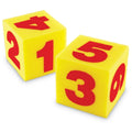 Learning Resources Giant Soft Numeral Cubes, Set of 2