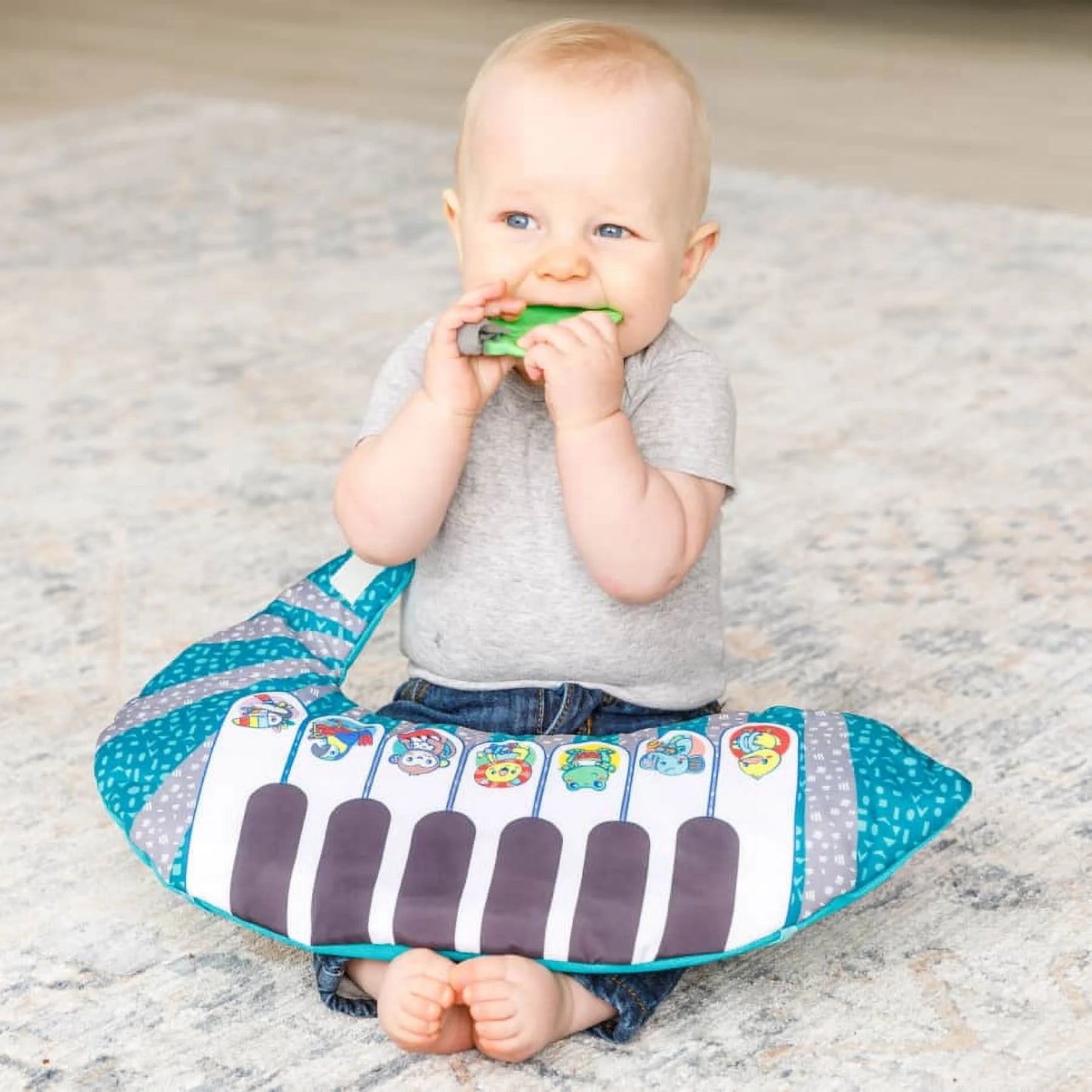 Infantino Grow With Me 3-In1 Tummy Time Piano | 0M+