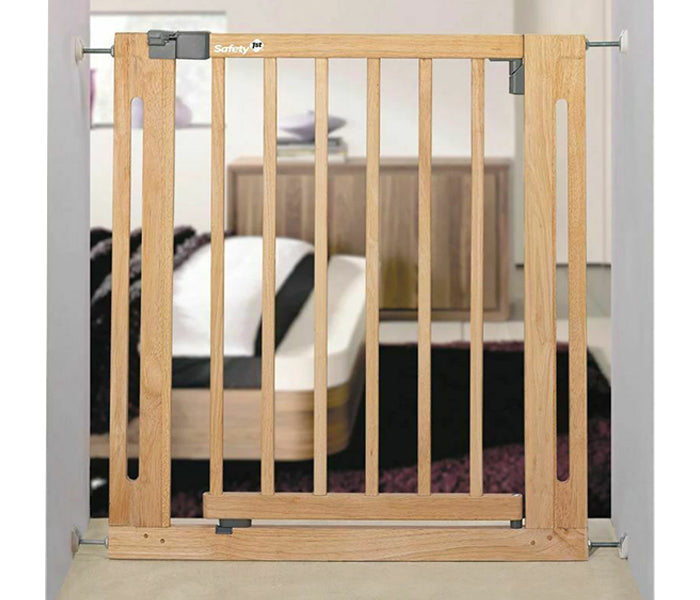 Safety 1st U-Pressure Fit Easy Close Wood Gate