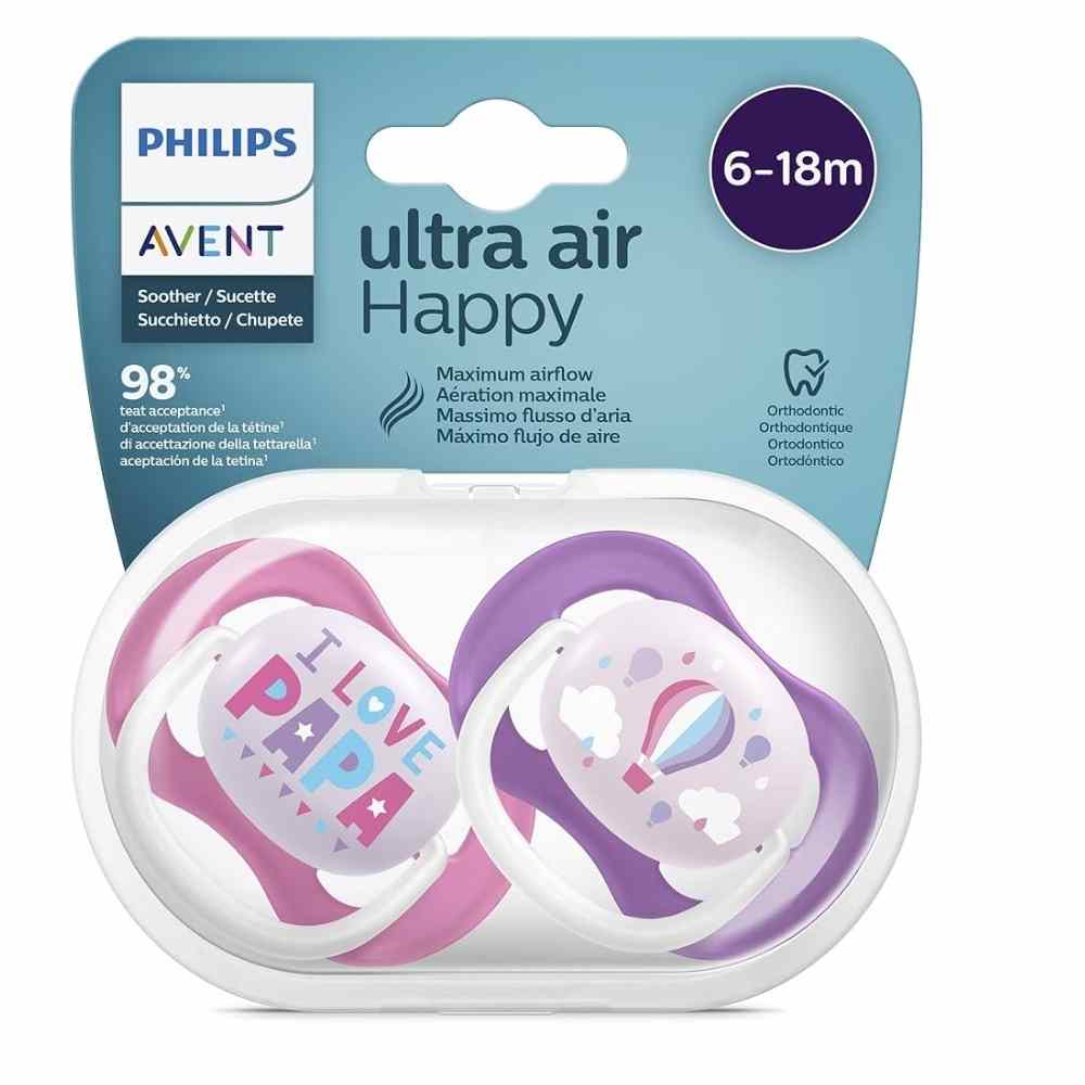 Philips Avent Soother Air Ortho – Girl PAP/Ballo 6-18m