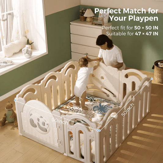 Momcozy Baby Portable Playmat Green Forest