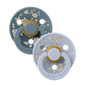 BIBS Pacifier X Liberty Colour 2 Pack Capel Latex Dusty Blue Mix