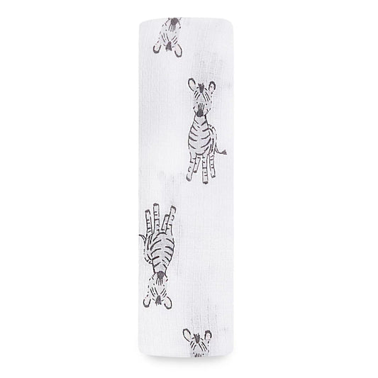 Aden + Anais Aden Large Muslin Swaddle Safari Babes - Zebra