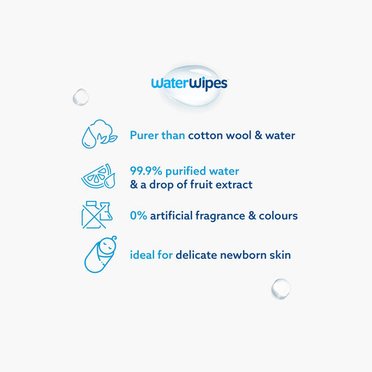 Water Wipes Wet Wipes 60's